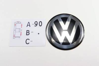 Volkswagen Pyöreät Alumiinitarrat ; Eri Kokoja ja Värejä