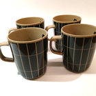 Marimekko Oiva Tiiliskivi mukit 4 kpl, 2,5 dl - pikkukuva 2