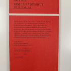 Jens K. Holm : Kim ja kadonnut nimismies - pikkukuva 2
