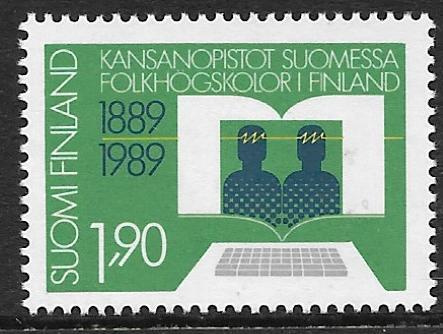 Kansanopistot Suomessa 100v 1989 (LAPE 1092) **