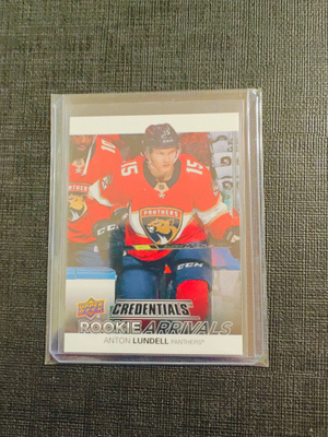 Anton Lundell - 21-22 UD Credentials Rookie Arrivals