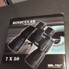 MIL-TEC 7x50 kiikarit Uudet, käyttämättömät, kotelo ja laati - pikkukuva 1