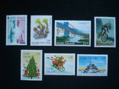 Postituore erä vuoden 1998 postimerkkejä **