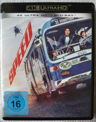 Speed (Jan De Bont) 4k+blu-ray