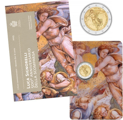 ** SAN MARINO 2€ 2023 Signorelli kansiossa **