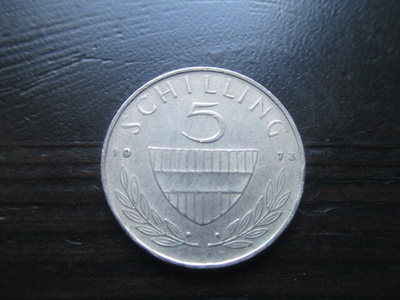 Itävalta 5 schilling 1973