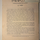 Parnasso kolmas numero 1951 - pikkukuva 2