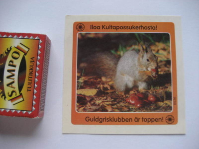 KULTAPOSSUKERHO POSTIPANKKI VANHA TARRA