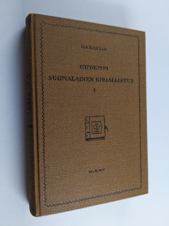 O. A. Kallio : Uudempi suomalainen kirjallisuus - Perusta...