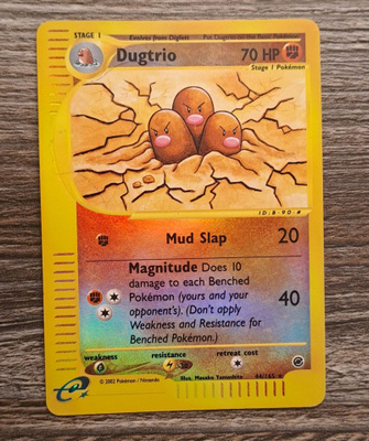 Dugtrio rare reverse holo!