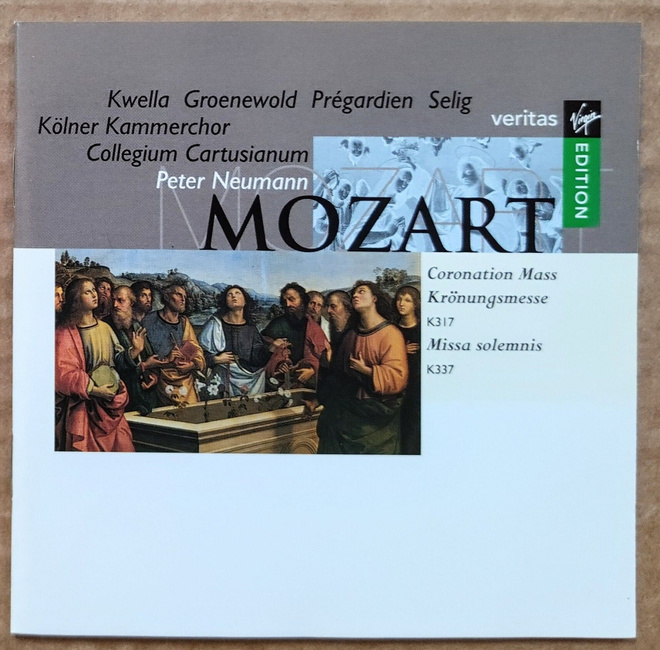 MOZART: Krönungsmesse / Missa Solemnis – MINT! - RI CD 1995