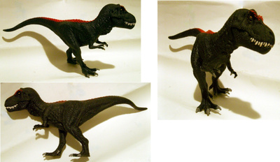 Schleich Tyrannosaurus Rex (musta) Dino figuuri