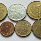 1 p - 5 mk, circ, v. 1974 - pikkukuva 2