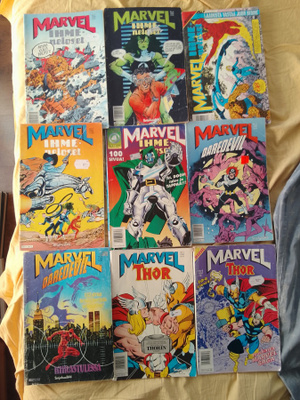Marvel ym. Sarjakuvia 18 kpl