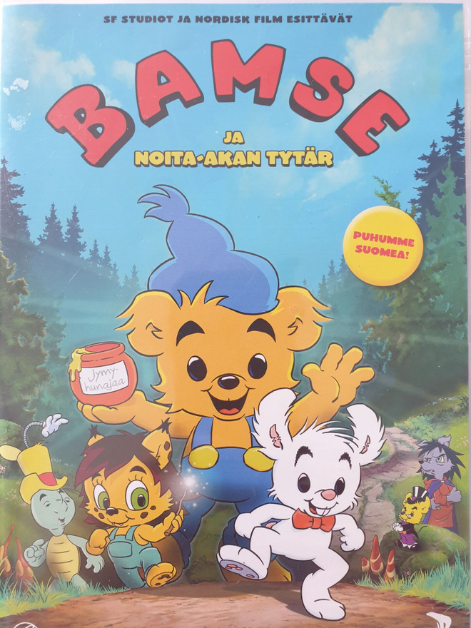 Bamse ja noita-akan tytär DVD SUOMIPUHE