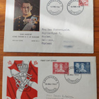 7 kpl Tanskan kuninkaalliset FDC-kuoria v. 1948-75 - pikkukuva 2
