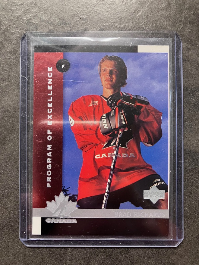 1997-98 Upper Deck Brad Richards Rookie Card #418 Canada