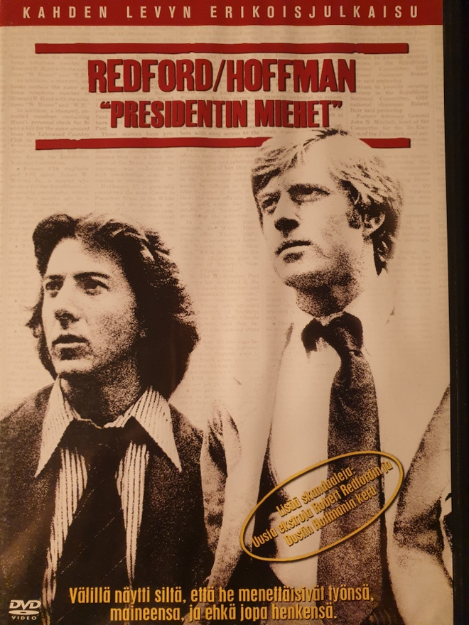 Presidentin miehet dvd (Redford/Hoffman)