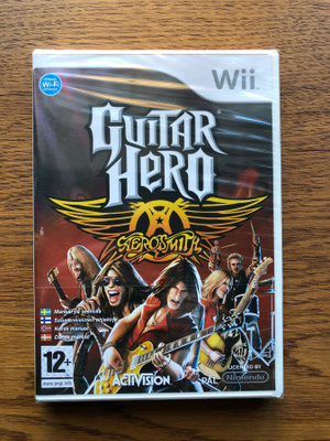 Wii: Guitar Hero: Aerosmith (uusi, avaamaton muoveissa)