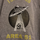 Harmaa Area 51 huppari XL puuvillaa - pikkukuva 2