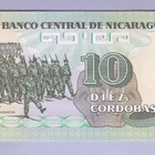 Nicaragua 10 Cordobas v.1985 UNC P-151 - pikkukuva 2