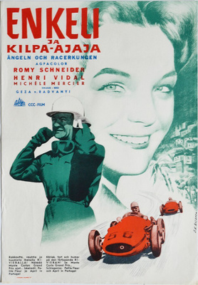 Elokuvajuliste: Enkeli ja kilpa-ajaja (Romy Schneider)