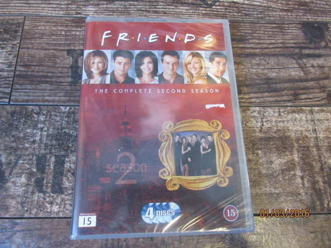 Frendit, 2.Kausi (DVD) *UUSI*
