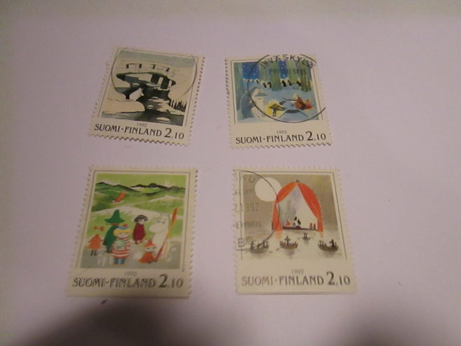 1992 nordia 1993 postimerkkinäyttely sarja