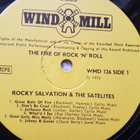 Rocky Salvation & The Satelites-The Fire Of Rock & Roll LP - pikkukuva 3