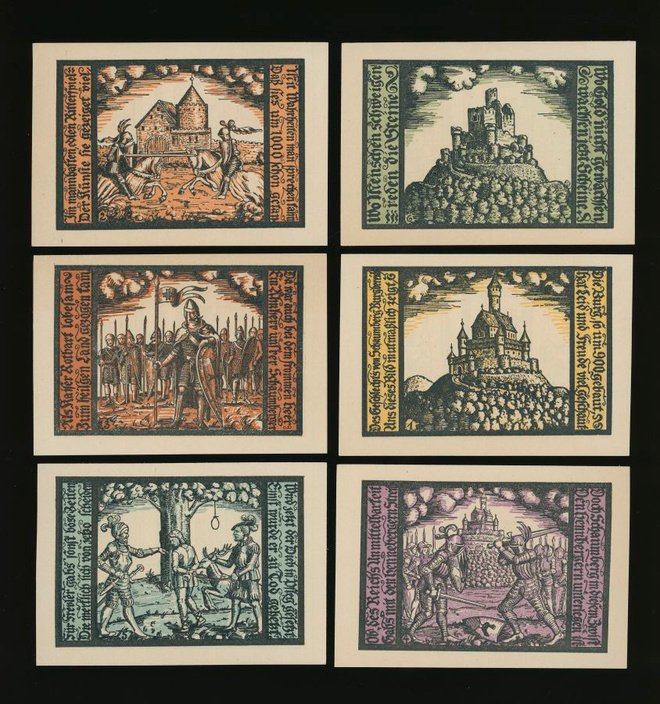 Saksa 6 x 50 Pfennig, Schalkau 1921
