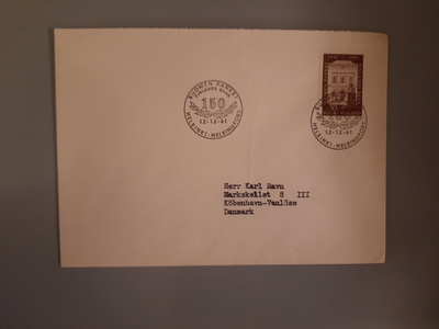 FDC Suomi 1961 Suomen Pankki  EL