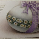Iso, koristeltu Pääsiäismuna, vanha eestil. pk, p. 1923 - pikkukuva 1