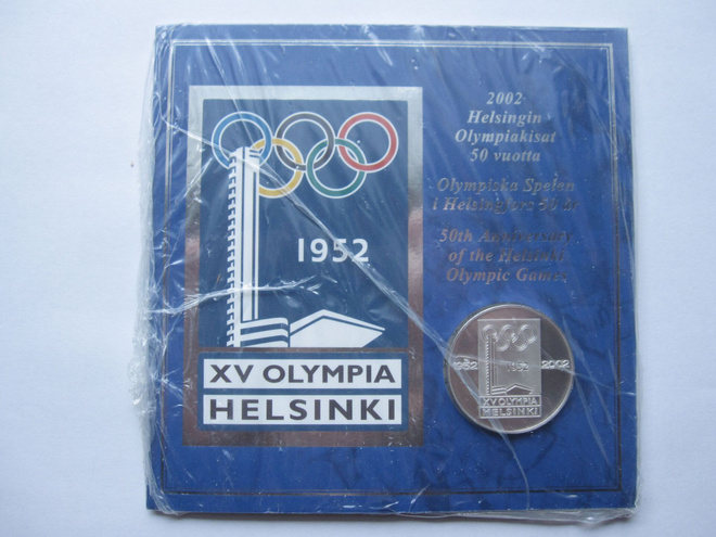 Helsingin Olympialaiset 50 vuotta mitali