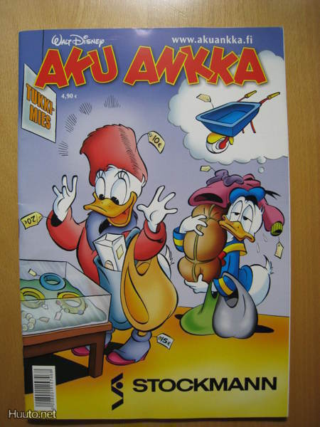 Aku Ankka Tukkimies Stockmann erikoisnumero