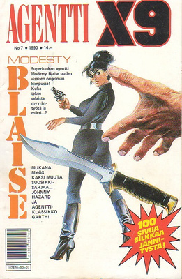 Agentti X9 - 7/90 MODESTY BLAISE (1p)