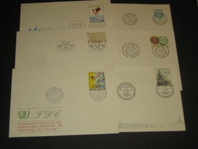 FDC erä 1985, 6 eril Lape 18e