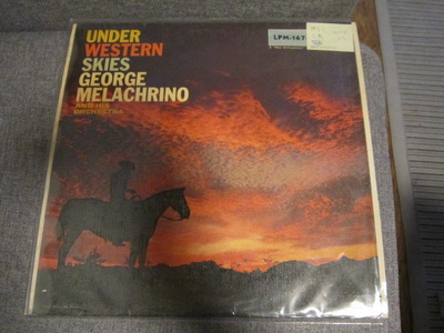 LP 1958 The Melachrino Orchestra : Under Western Skies