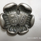 Vanha Naisopisto luokkamerkki 1922-24 1926 Hopeaa isohko - pikkukuva 1