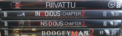 Riivattu Insidious 1-3+Boogeyman 2  -DVD