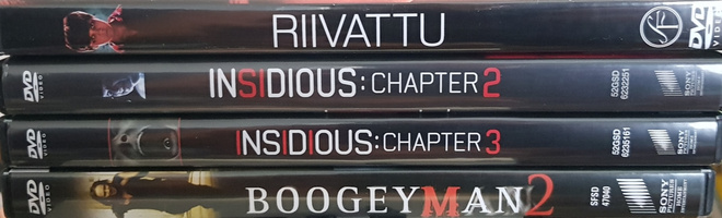 Riivattu Insidious 1-3+Boogeyman 2  -DVD