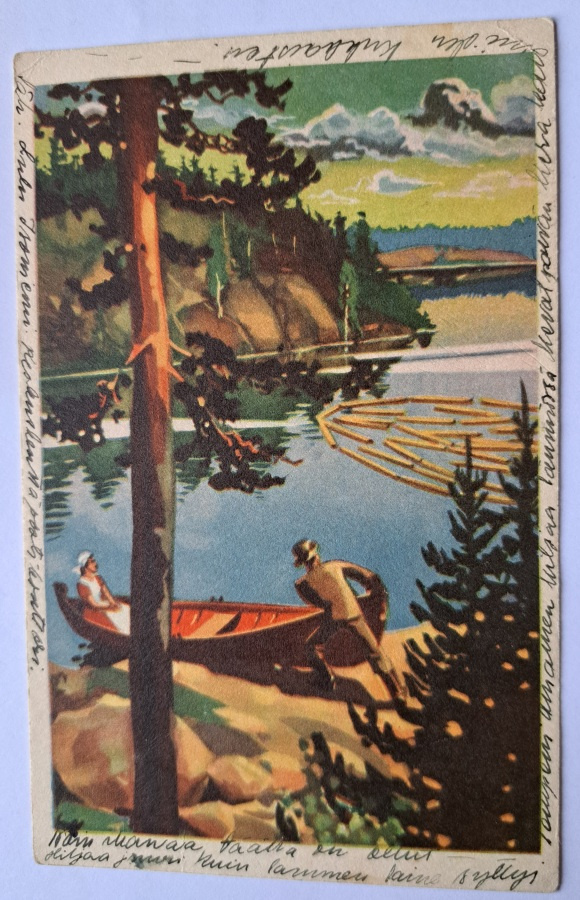 Eeli Jaatinen: vene vesille, kenttäpostia 1940