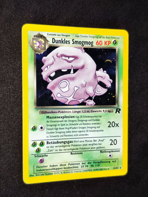Pokemon Holo Dunkles Smogmog Team Rocket 14/82