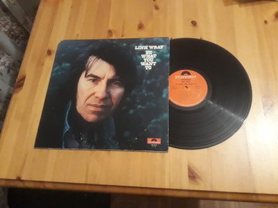 Link Wray – Be What You Want To lp orig 1973 USA hieno