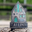 Matkailumerkki Tallinn Halkaisija - 22 mm. Ehjät emalit. - pikkukuva 1