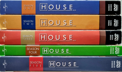 HOUSE, KAUDET 1-5 DVD