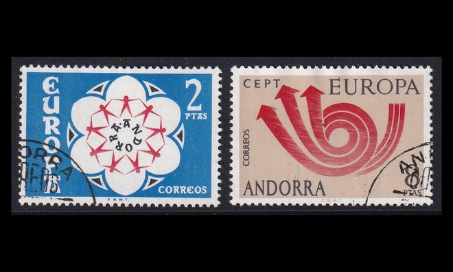 Andorra Sp 84-5 o Europa (1973)