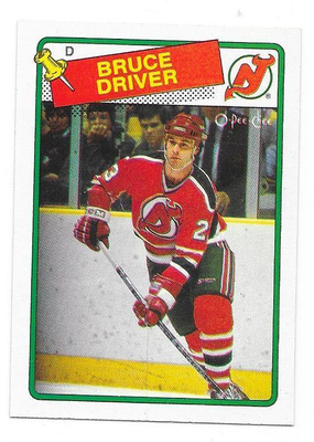 1988-89 OPC #157 Bruce Driver New Jersey Devils