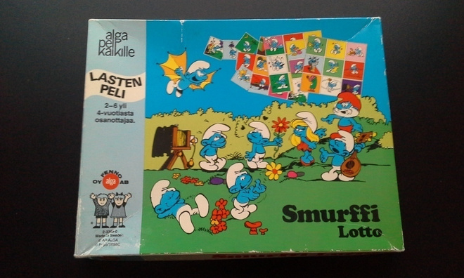 Smurffi Lotto, Alga Ab vintage lautapeli