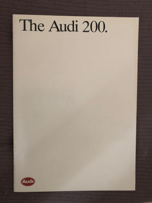 Myyntiesite - Audi The 200 - 1/1986