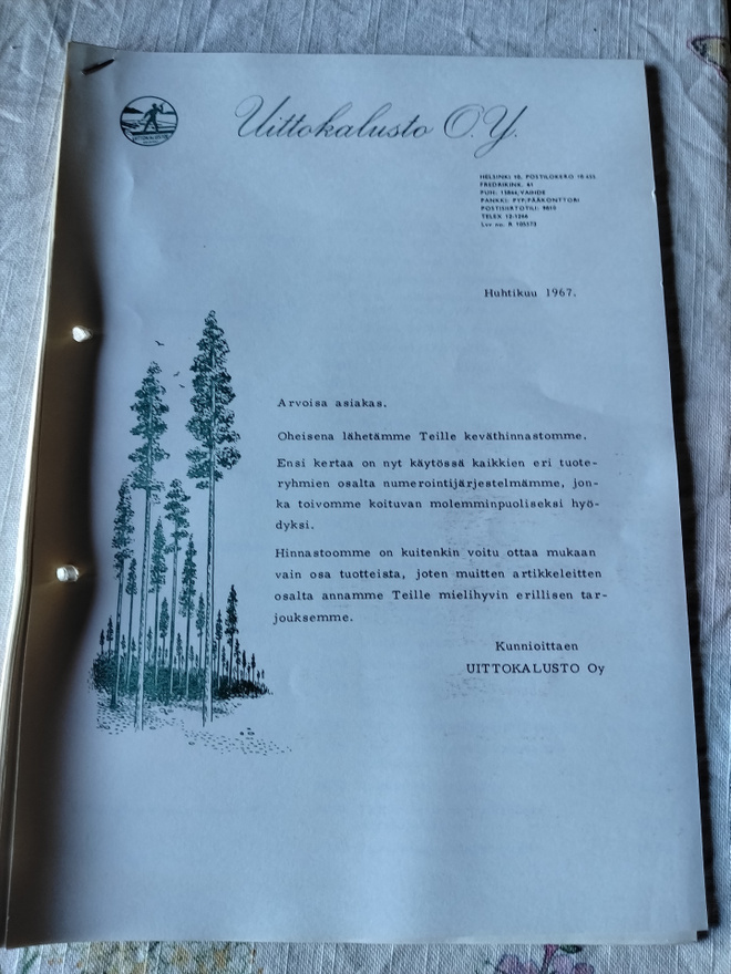 uittokalusto kuvasto v 1967
